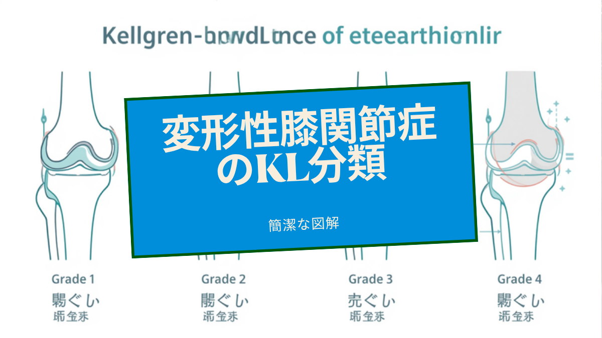 変形性膝関節症のKL分類